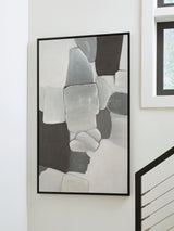 Adilson - White / Gray / Black - Wall Art