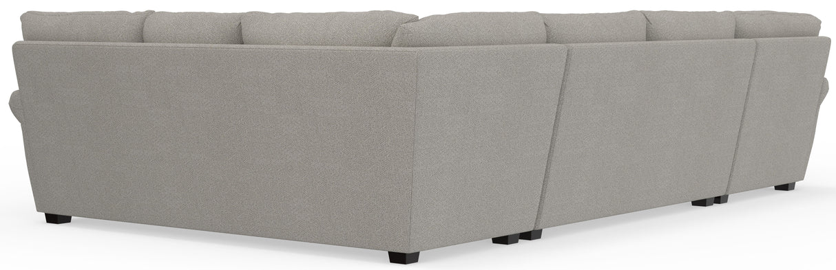 Livingston - Sectional With Comfort Coil Seating And Accent Pillows