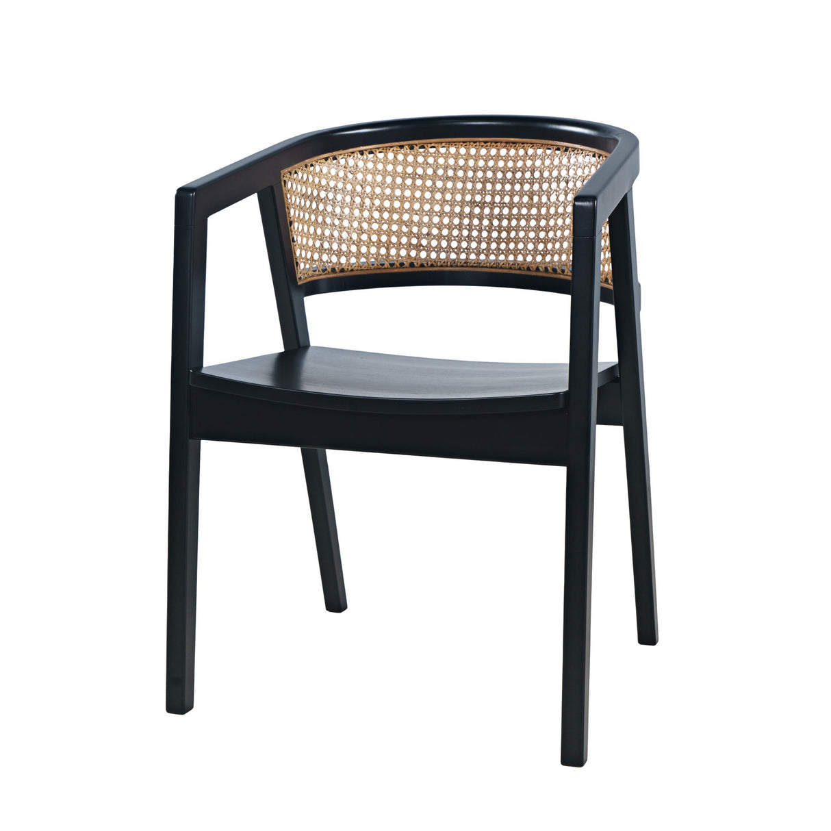 Lucas - Caneback Dining Chair - Black