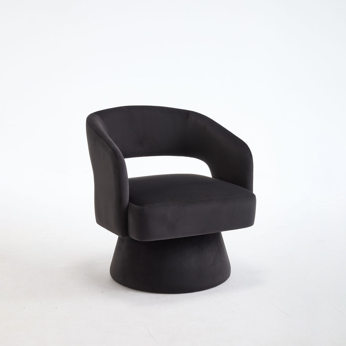 Swivel Barrel Chair With 360 Degree Rotation