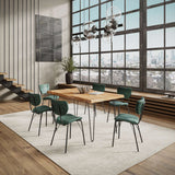 Nature's Edge - 7 Piece Upholstered Dining Set - Natural