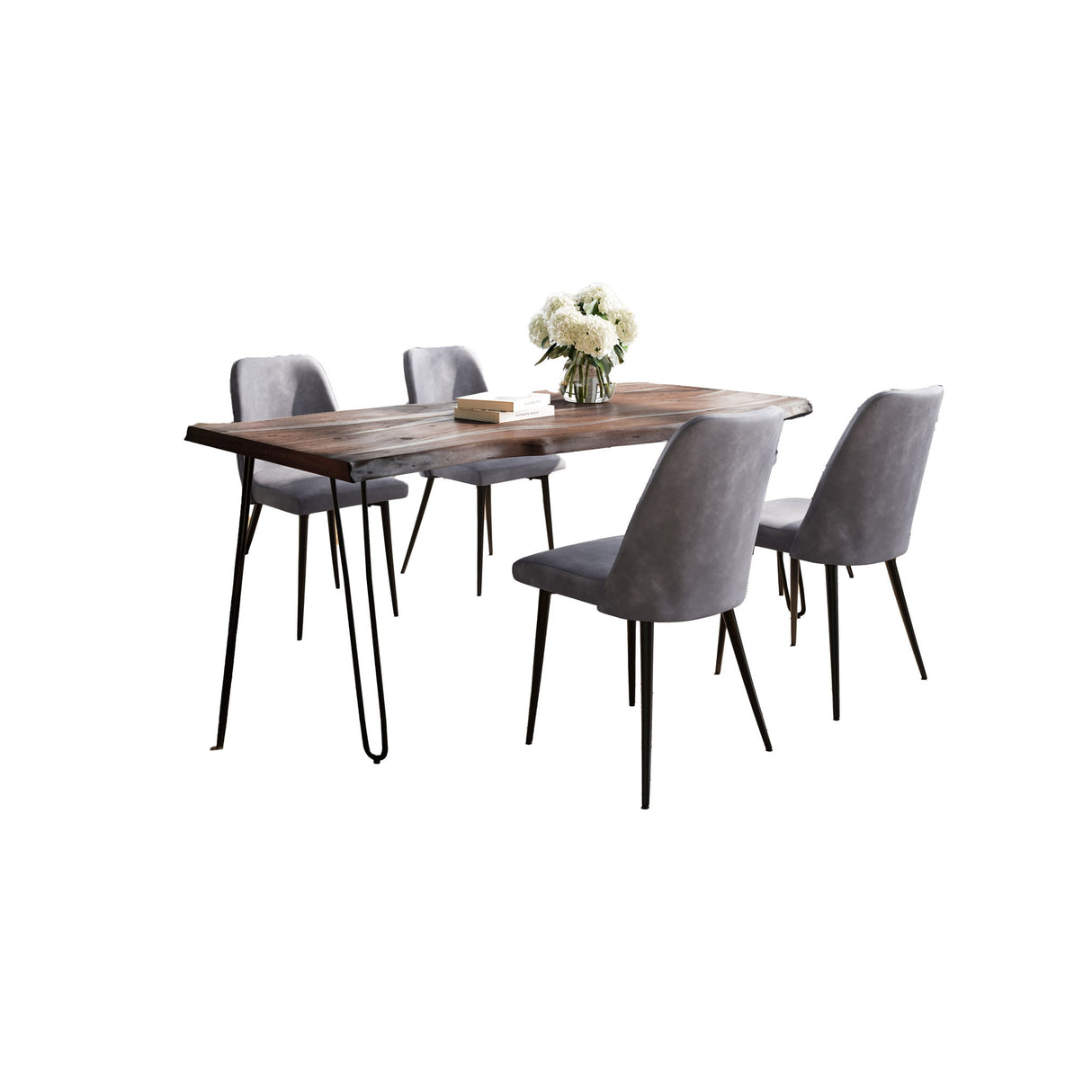 Nature's Edge - Dining Set - Slate