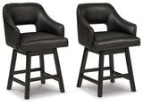 Tallenger - Upholstered Swivel Barstool (Set of 2)