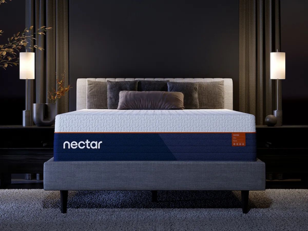 Nectar Ultra Hybrid 5.1 - White - Full Mattress - Fabric