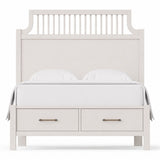 Pure Maple - King Garden Storage Bed - Cottage White