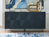 Loirwick - Dark Blue - Accent Cabinet