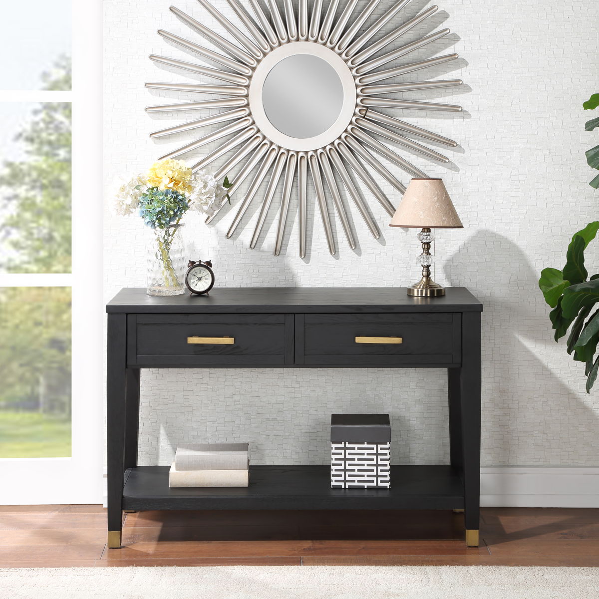 Yves - Sofa Table - Black