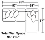 Crawford - Sectional With Accent Pillows