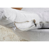 Modern Chenille Office Chair With 360 Degree Swivel