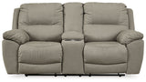 Next-Gen Gaucho - DBL REC PWR Loveseat w/Console - Putty