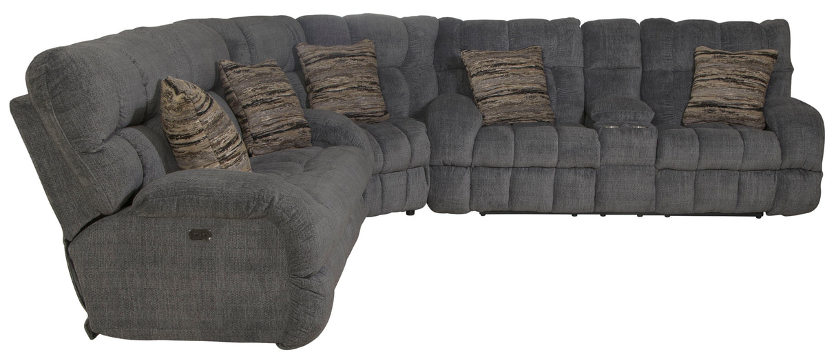 Ashland - Reclining Sectional With 4 Lay Flat Reclining Seats