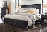 King Panel Bed
