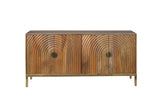 Asher - 4 Door Accent Cabinet - Natural