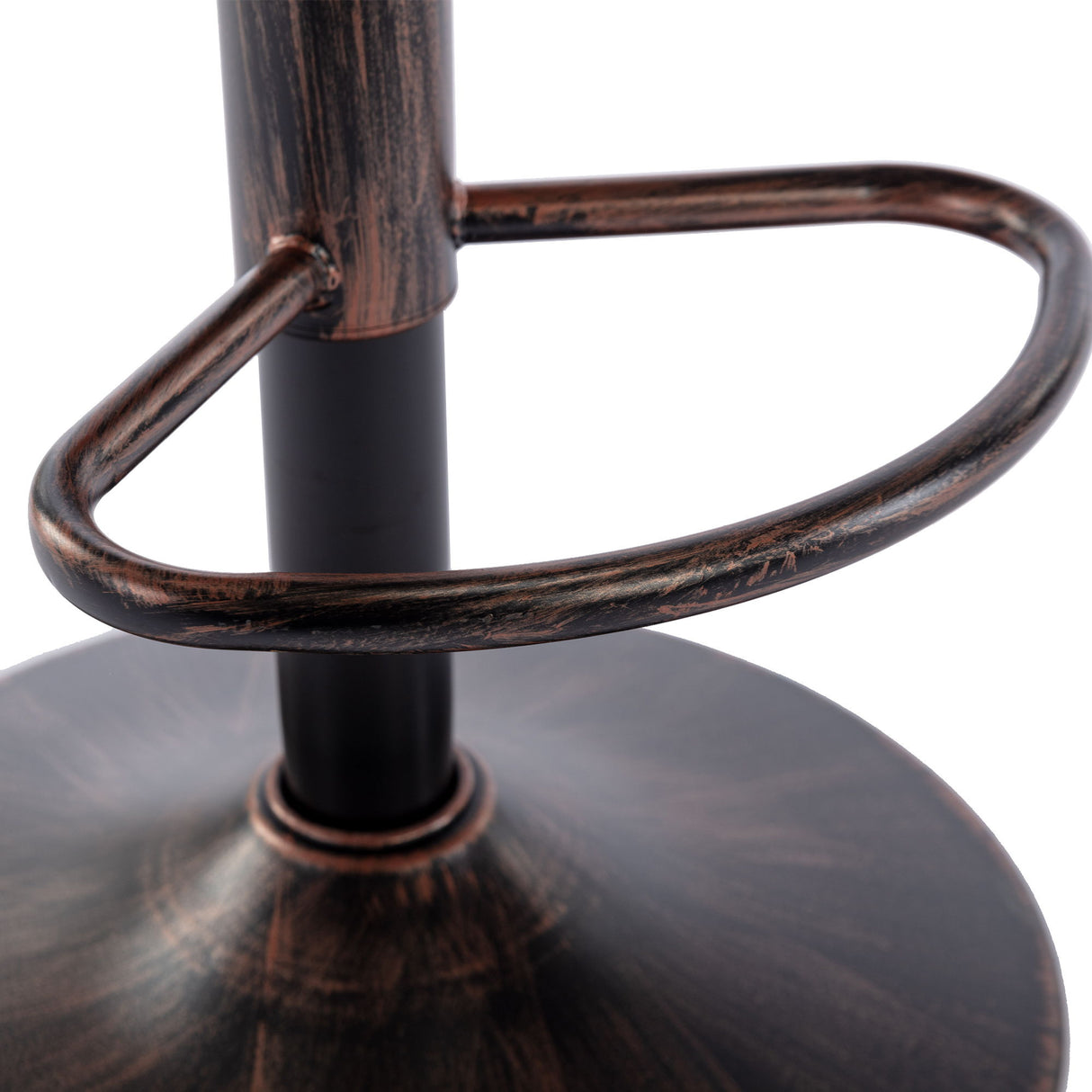 Modern Swivel Bar Stools Adjustable Counter Chairs With Footrest (Set of 2)