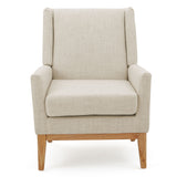 Modern Accent Chair With Padded Cushion Seat