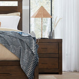 Modern Loft - 2 Drawer Nightstand w/ power