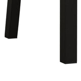 Metal Dining Chairs With Steel Legg, High Back Armless Design