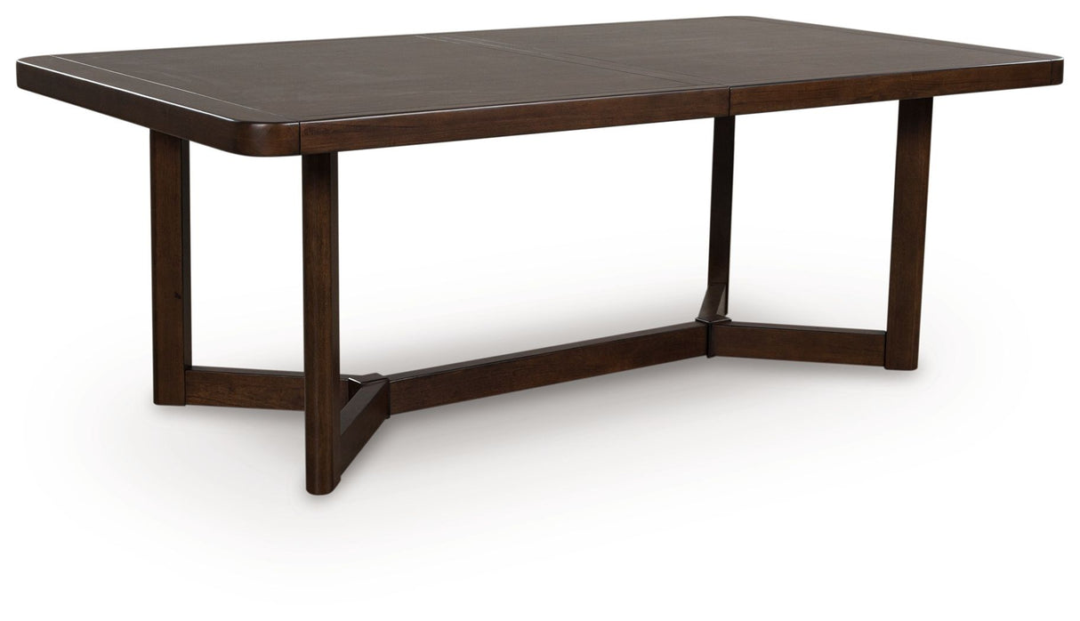 Dilenno - Dark Brown - Rectangular Dining Room Extension Table