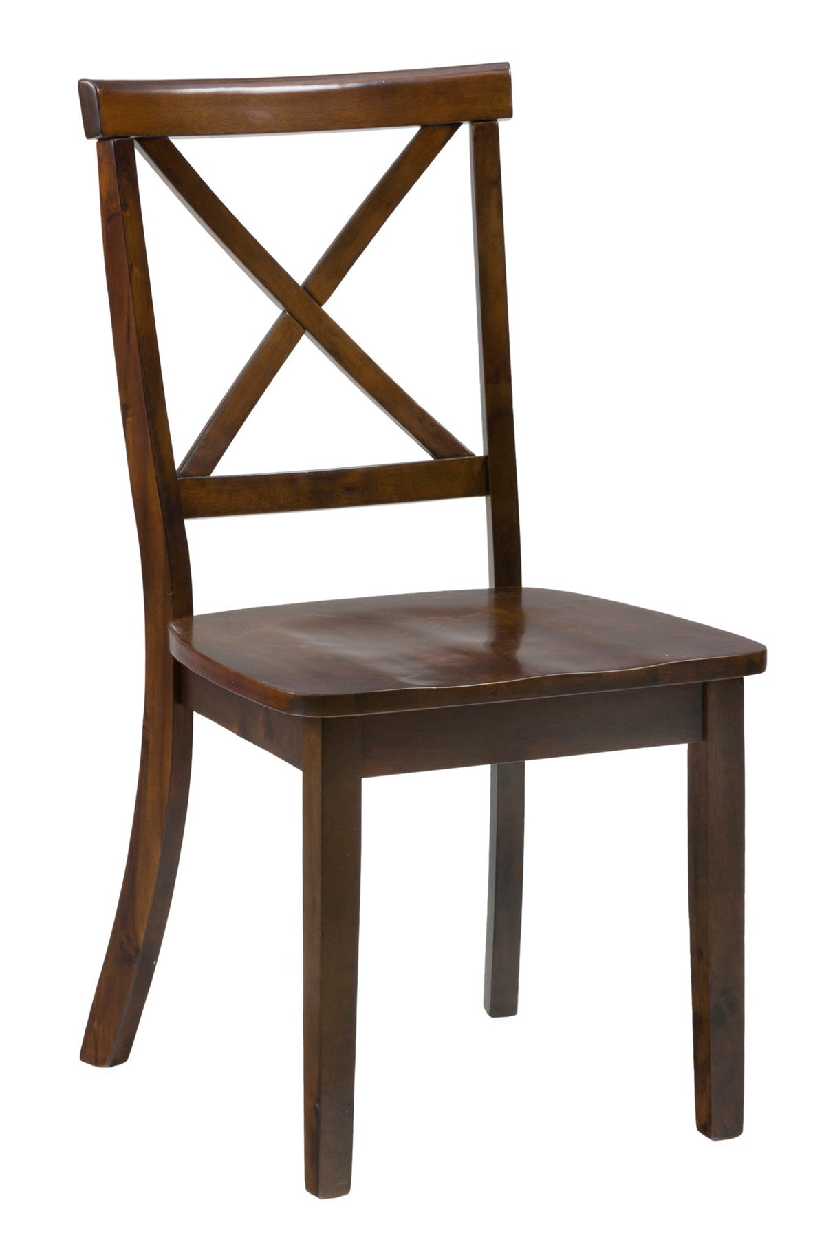 Richmond Cherry - X Back Chair (Set of 2) - Cherry Brown