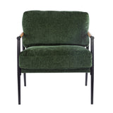 Modern Accent Chair With Plush Cushions, Cozy Seating