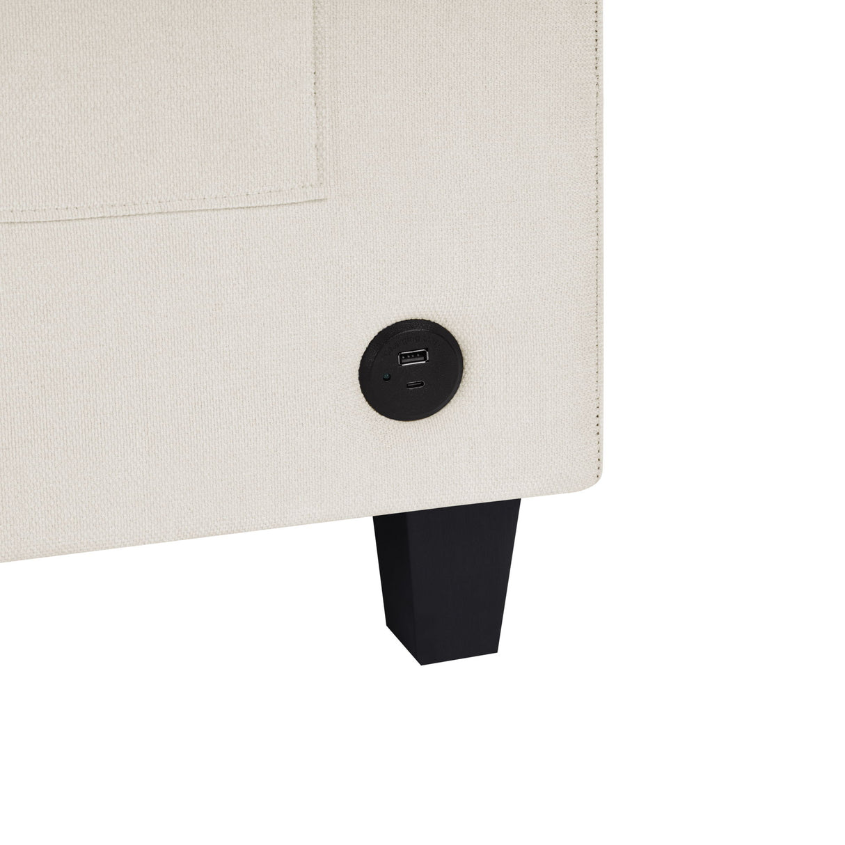 U Shaped Sectional Sofa, Corner Living Room Couch With Built In Cup Holders, Storage, USB Ports