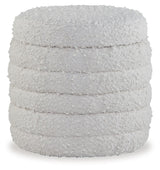 Duntler - Storage Ottoman - Ivory