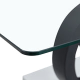 Contemporary Style Glass Top Coffee Table