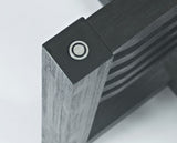 Altamonte - Glass Table - Dark Charcoal