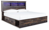 Drystan - Panel Bookcase Bed