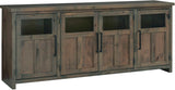 78" Console w/ 4 Doors