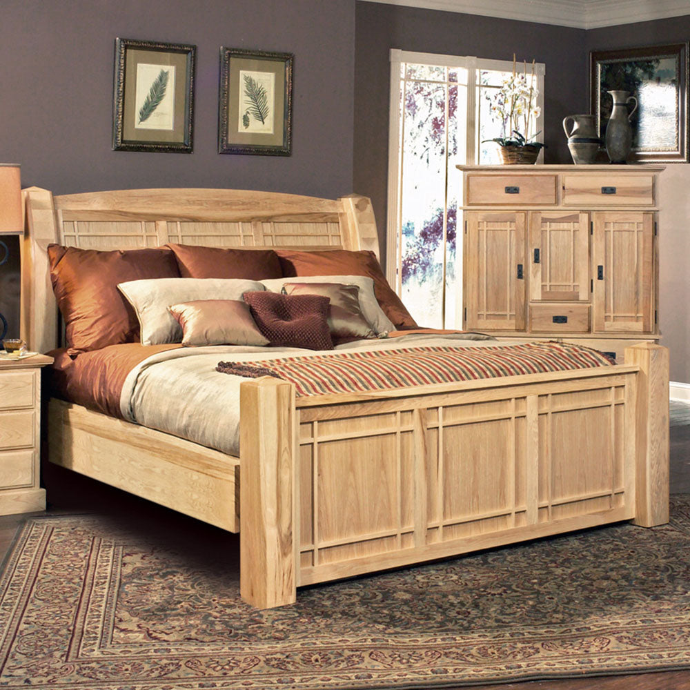 Amish Highlands Arch Panel Bed