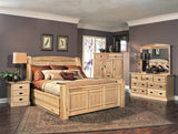 Amish Highlands Arch Panel Bed with Storage