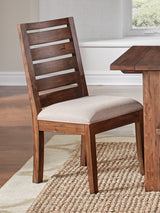 Anacortes Dining Ladderback Side Chair Upholstered Seat