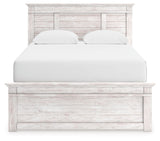Makidern - Queen Panel Bed - Whitewash