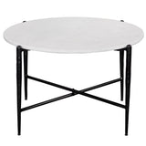 Loxie - 3-Piece Table Set (Cocktail Table, 2 End Tables) - White / Black