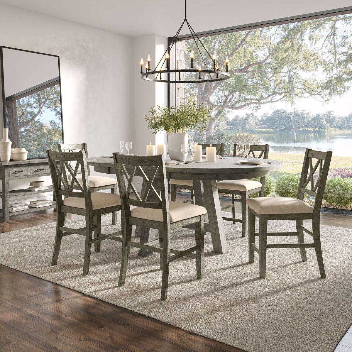 Telluride - Oval Counter Height Dining Set
