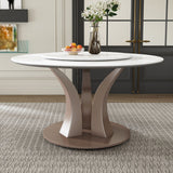 Table With Rotating Tray Scratch & Heat For Kitchen & Restaurant(Table Only - White