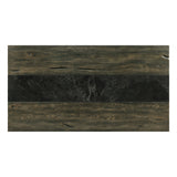 Harper - Cocktail Table With Sintered Stone Inlay - Brown