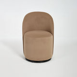 360 Degree Swivel Armless Dining Barrel Chair