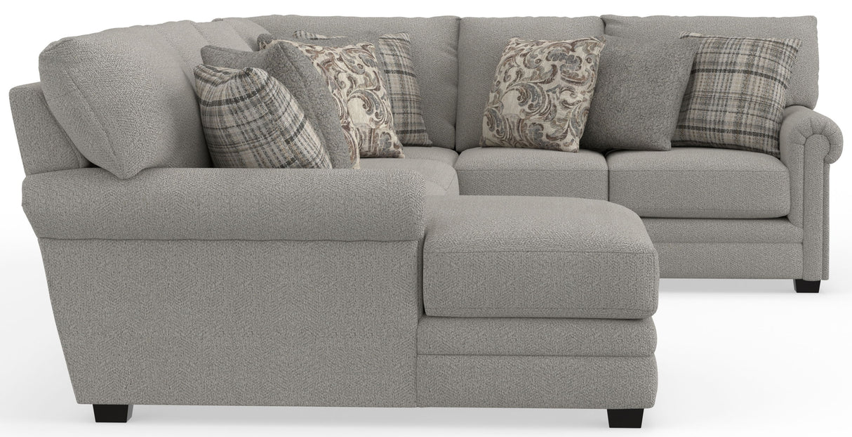 Livingston - Sectional With Comfort Coil Seating And Accent Pillows