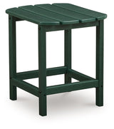 Sundown Shores - Green - Rectangular End Table