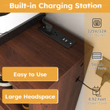 Multifunctional Folding Dining Table With Wall-Mounted Sideboard & Storage