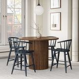 Auden - 5 Piece Counter Height Dining Set - Black