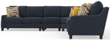 Foley - Sectional With Comfort Coil Seating And 4 Included Accent Pillows