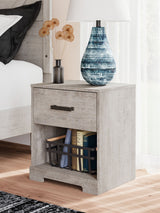 Shawburn - Whitewash - One Drawer Night Stand