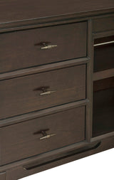 65" Console w/ 6 Drawers