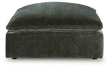 Carriage View - Jade - Oversized Accent Ottoman