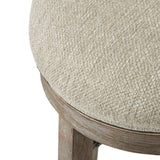 Swivel Counter Stool - Cream / Reclaimed Gray