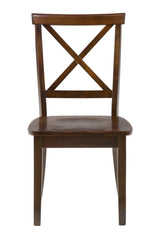 Richmond Cherry - X Back Chair (Set of 2) - Cherry Brown