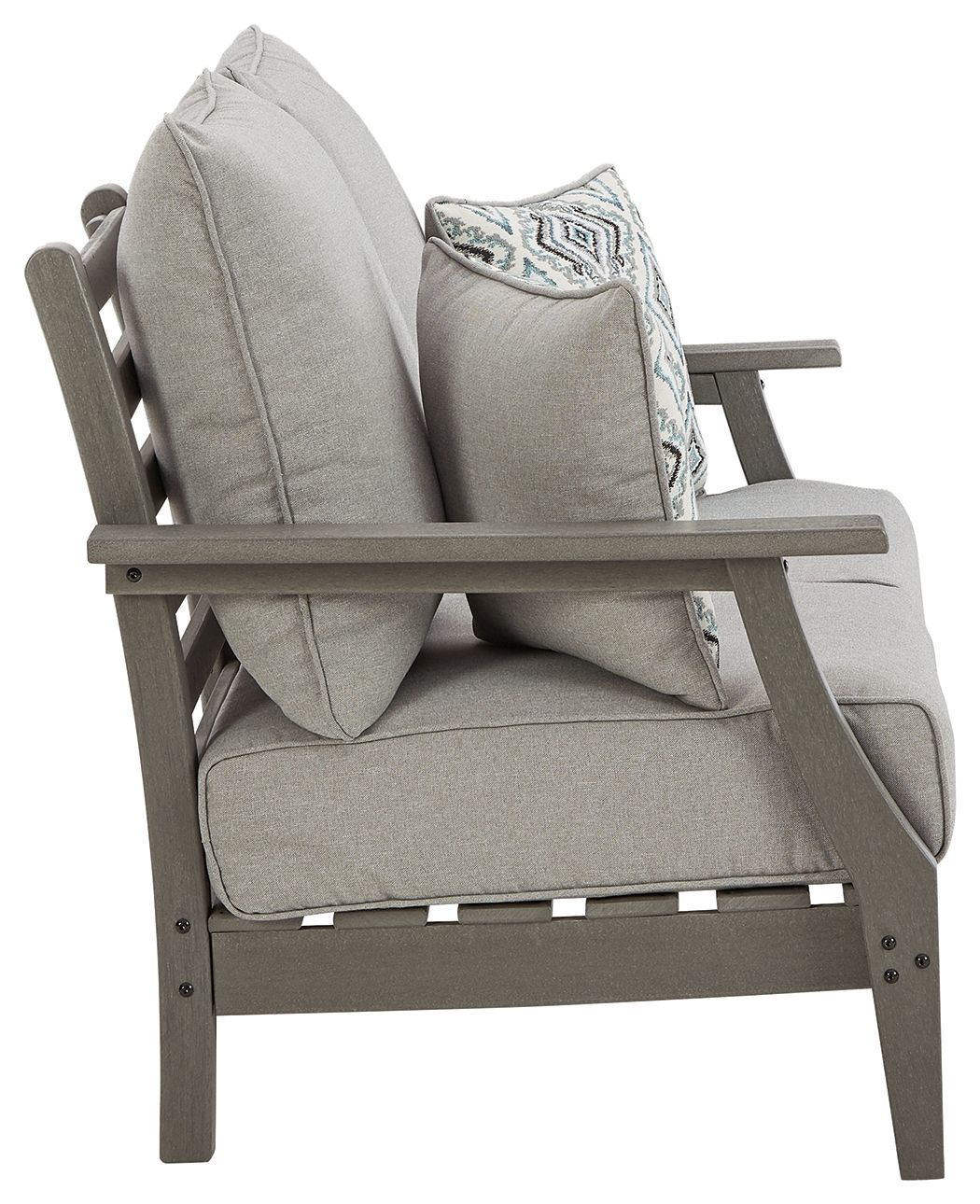 Visola - Loveseat With Cushion - Gray